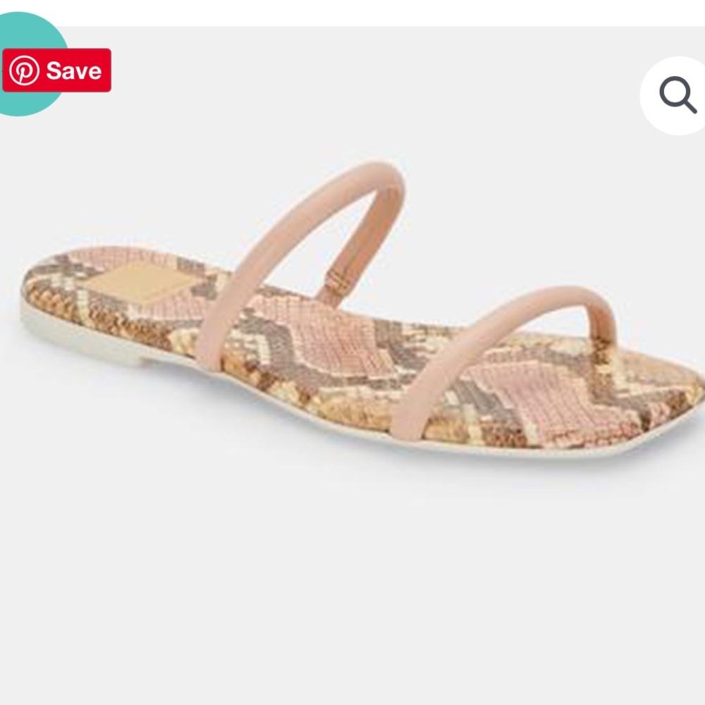 Dolce Vita Lester Stella Flat Sandals in Blush